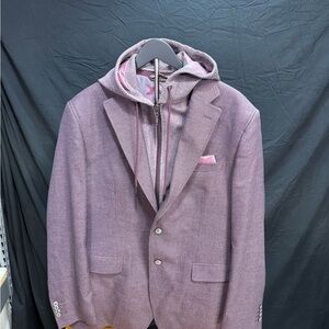 Robert Graham Purple Blazer with Hoodie